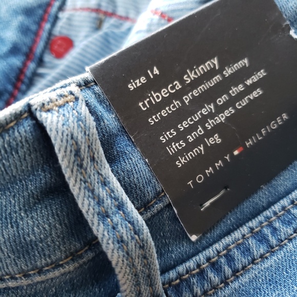 Tommy Hilfiger Tribeca Denim Jeans Size 14 NEW! - Picture 9 of 15